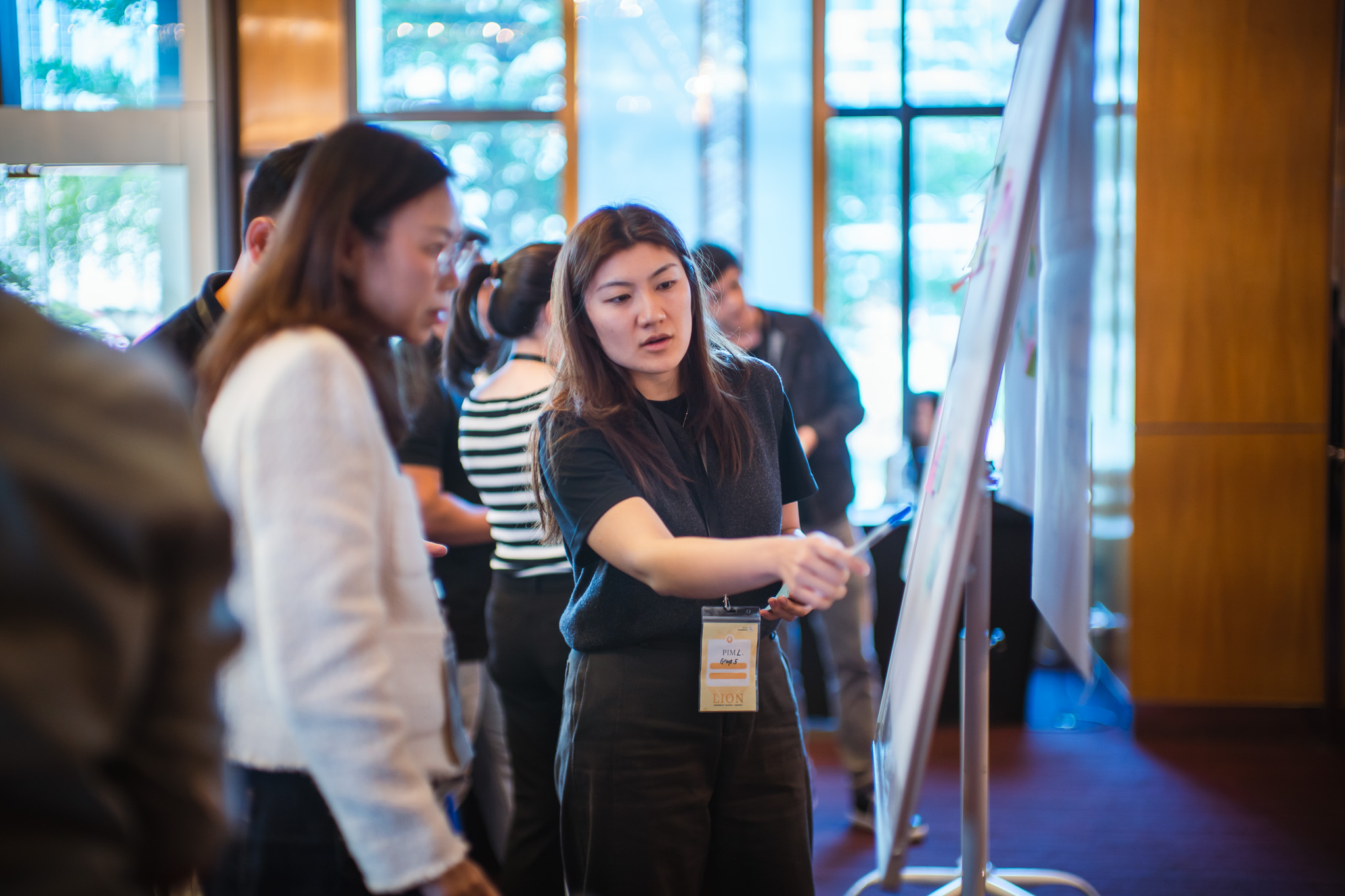 Participant presenting